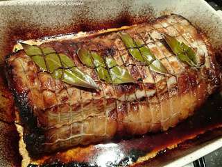 Roti de porc mariné au cidre et au laurier #Irlande