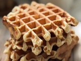 Gaufre proteinees au chocolat blanc
