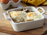 Oeufs cocotte automnal