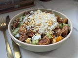 Salade croquante aux pommes de terre roties
