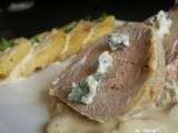 Filet mignon de porc au Roquefort