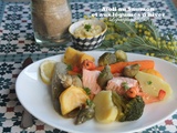 Aioli au saumon et aux légumes d'hiver - balade à Isle sur la Sorgue