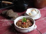 Aubergines confites aux tomates séchées et vinaigre balsamique
