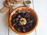 Betteraves rouges primeur et ricotta rôties au zaatar