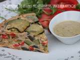 Bohémienne de légumes méditerranéens, sauce aux anchois