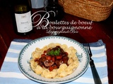 Boulettes de bœuf à la bourguignonne