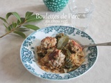 Boulettes de porc au chou vert