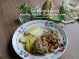 Castelfranco farcie sauce au Pineau des Charentes et aux raisins secs