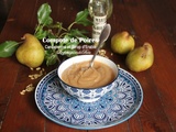 Compote de poires à la cardamome et au sirop d'érable