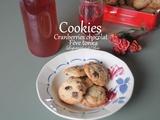 Cookies cranberries, chocolat et fève tonka
