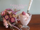 Crème glacée à la framboise (version express)