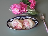 Crème glacée express au curd aux fraises