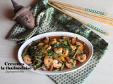 Crevettes à la thaïlandaise - balade thaïlandaise