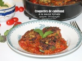 Croquettes de cabillaud à la sauce tomate (Yotam Ottolenghi)