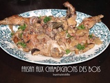 Faisan aux champignons des bois