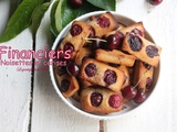 Financiers noisettes et cerises