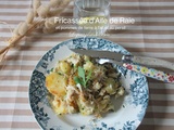 Fricassée d'aile de raie et pommes de terre à l'ail et au persil