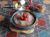 Gâteau au yaourt à la vanille et aux fraises
