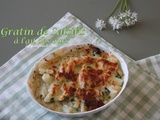 Gratin de salsifis à l'ail des ours