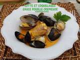 Lotte et coquillages sauce rouille crémeuse - Balade aux calanques de Marseille