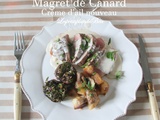Magret de canard à la crème d'ail nouveau (cuisson au Airfryer)