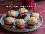 Mini burger apéritif franc-comtois
