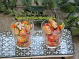 Moules de bouchot, salsa de poivrons multicolores - balade aux îles Chausey
