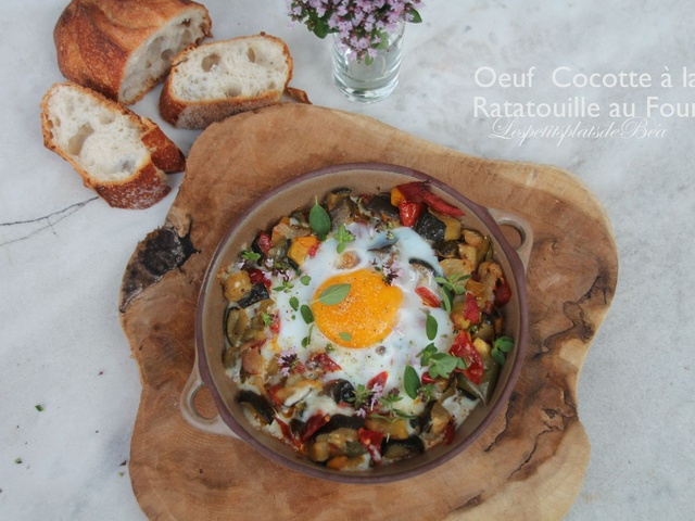 Recettes de La Ratatouille et Œufs