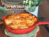 One pot lasagne au boeuf et aux poivrons ou lasagne express à la poêle