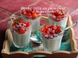 Panna cotta au chou fleur et à la fourme d'Ambert