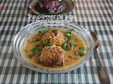 Paupiettes de veau façon blanquette
