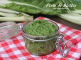 Pesto de feuilles de blettes