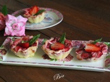 Petits flans aux fraises