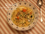Ravioli au bouillon de poularde