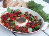 Ricotta et légumes rôtis au zaatar libanais