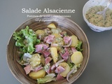 Salade alsacienne pommes de terre et jambonneau