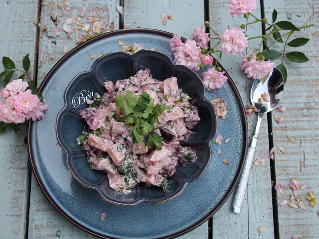 Recettes de Salade de betterave et Pomme de terre