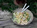 Salade de courgettes et coco de Paimpol