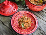 Salade de lentilles, sarrasin grillé et carottes