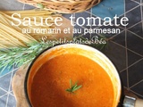 Sauce tomate au romarin et au parmesan