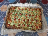 Scarpaccia courgettes, tomates et mozzarella