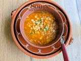 Soupe aux légumes râpés