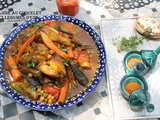 Tajine au coquelet aux légumes d'été - balade tunisienne
