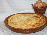 Tarte alsacienne aux oignons et au fromage blanc