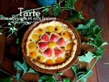 Tarte aux abricots et aux fraises