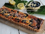 Tarte aux myrtilles et au citron
