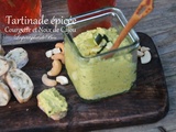 Tartinade épicée à la courgette et noix de cajou