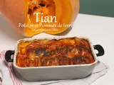 Tian de potiron et pommes de terre