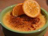 Crèmes brulées à la mandarine