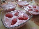 Smoothies fraises chamallows